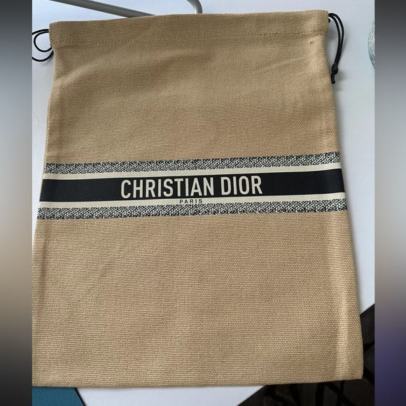 Dior Handbags - CHRISTIAN DIOR Dioriviera Drawstring Bag Cotton Pouch Summer 2023 New.